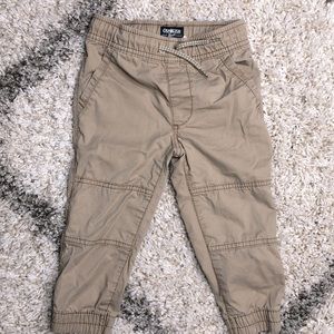 OshKosh Khaki Pants with drawstring, Size: 2T